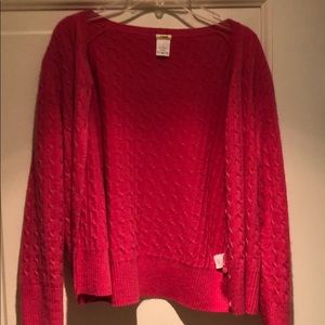 Pink cashmere sweater